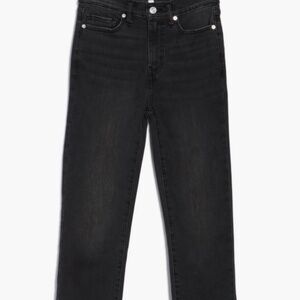 Frame Denim Le High Straight Black/Tilt Size 24